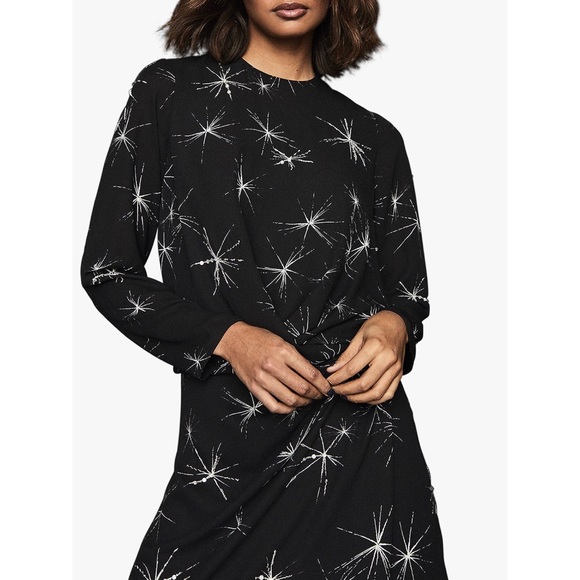 Reiss Gabbi Crystal Embellished mini dress - Picture 3 of 11